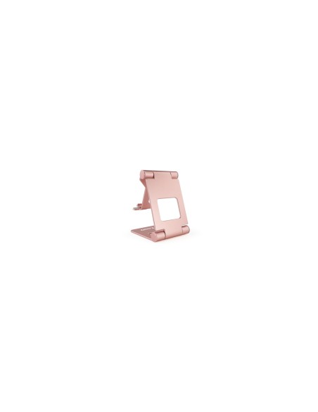 TooQ Soporte de sobremesa ajustable para telÃ©fono / tablet hasta 10P Rosa Velvet