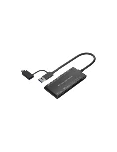 Conceptronic StreamVault BIAN03B lector de tarjeta USB 3.2 Gen 1 (3.1 Gen 1) Type-A Negro