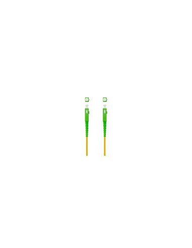 Nanocable Cable de Fibra Ãâ€œptica SC/APC a SC/APC Monomodo Simplex LSZH, Amarillo, 50 m