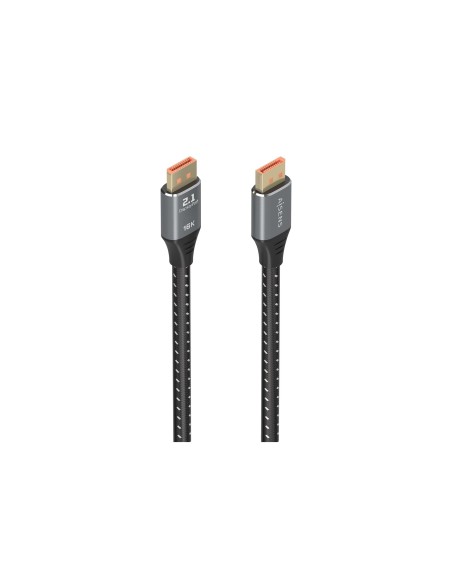 AISENS Cable DisplayPort V2.1 16K@60Hz 80 Gbps, DP/M-DP/M, Negro, 1.5m