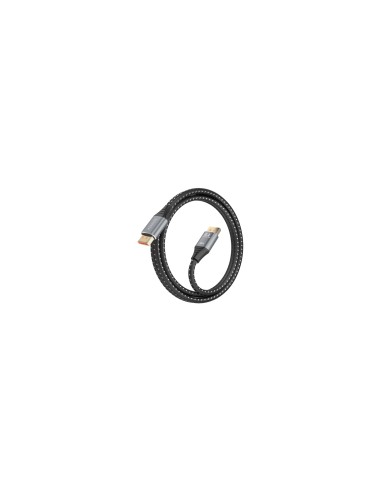 AISENS Cable DisplayPort V2.1 16K@60Hz 80 Gbps, DP/M-DP/M, Negro, 1.5m