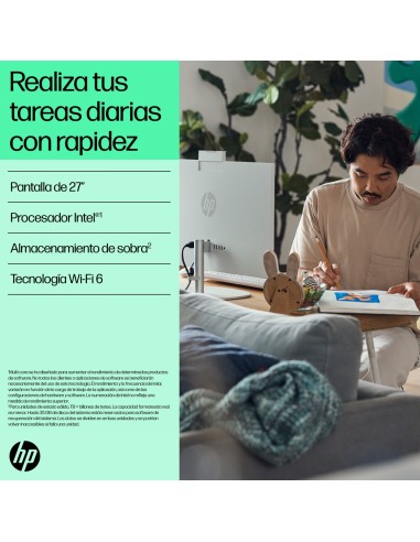 HP 27 inch All-in-One 27-cr0078ns PC IntelÂ® Coreâ„¢ i5 i5-1335U 16 GB DDR4-SDRAM 512 GB SSD FreeDOS