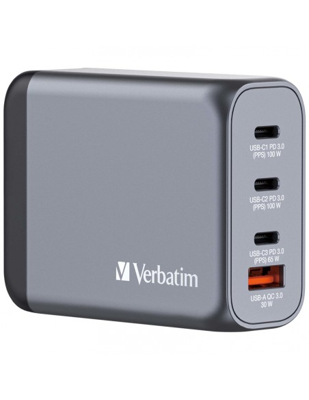 Verbatim GNC-100 Universal Negro, Gris Corriente alterna Carga rÃ¡pida Interior