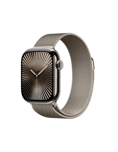 Apple Watch Series 10 OLED 42 mm Digital 374 x 446 Pixeles Pantalla tÃ¡ctil 4G Titanio Wifi GPS (satÃ©lite)