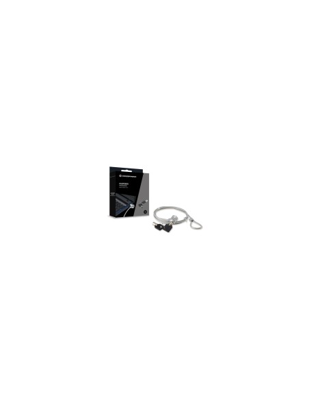 Conceptronic CNBSLOCK15 cable antirrobo Plata 1,5 m