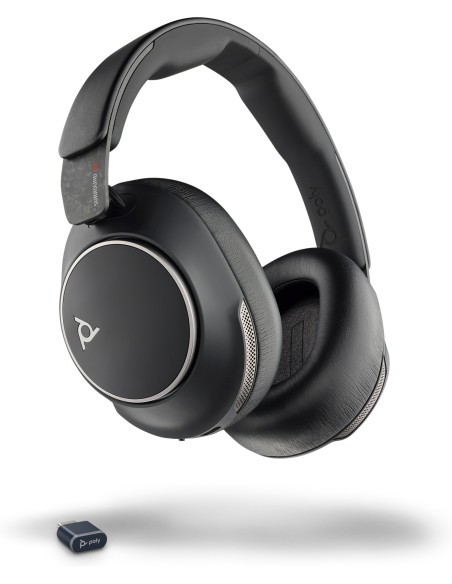 Poly Auriculares Voyager Surround 80 UC USB-C + Adaptador USB-C/A