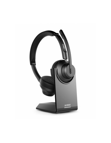 Urban Factory MOVEE PRO Auriculares InalÃ¡mbrico Diadema Juego USB Tipo C Bluetooth Base de carga Negro