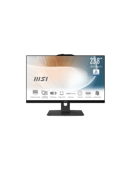MSI Modern AM242P 12M IntelÂ® Coreâ„¢ i5 i5-1235U 60,5 cm (23.8") 1920 x 1080 Pixeles PC todo en uno 16 GB DDR4-SDRAM 512 GB SSD