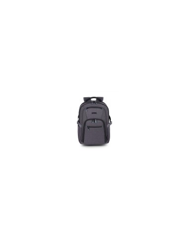 Urban Factory HTE17UF mochila Mochila de viaje Negro, Gris Malla, PoliÃ©ster, PlÃ¡stico reciclado, Acero