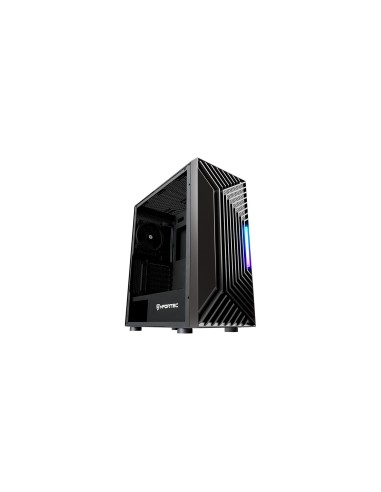 Nfortec NF-CS-NERVIA-B carcasa de ordenador Torre Negro