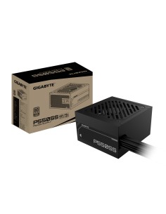 GIGABYTE P550SS Fuente de AlimentaciÃ³n - PCIe 5.0, 80 PLUS Silver, Ventilador de 120 mm, Compatible con ATX 3.0, Enchufe EU