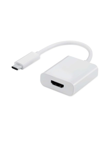 Cable Adaptador ewent usb tipo-c macho a hdmi hembra blanco EW-139501-001-N-P