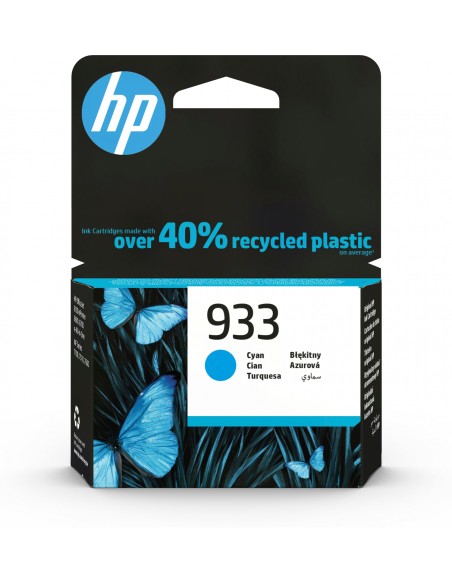 HP 933 cartucho de tinta original rendimiento estandar cian