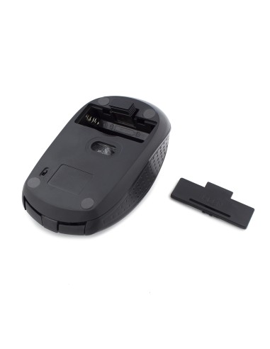 Ewent raton ambidextro rf inalambrico optico 1600dpi negro blanco