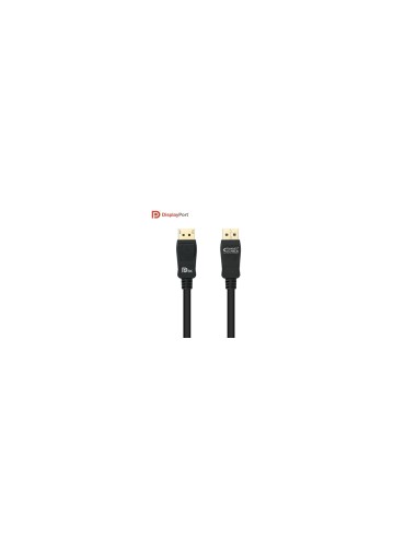 Nanocable Cable DISPLAYPORT 1.4 CERTIFICADO VESA, DP/M Ã¢â‚¬â€œ DP/M, Negro, 0.5 m