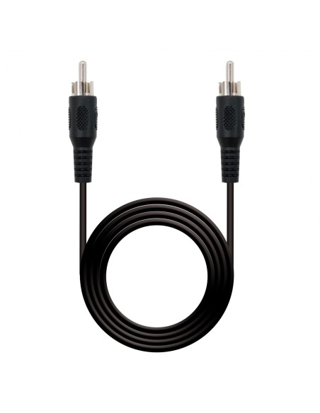 Nanocable 10.24.0403 cable de audio 3 m RCA Negro