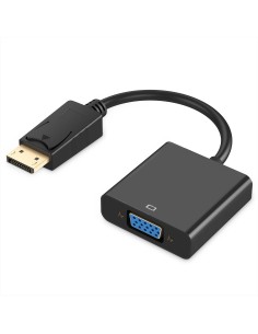 Ewent EC1454 adaptador de cable de vÃÂ­deo 0,15 m DisplayPort VGA (D-Sub) Negro