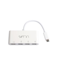 Sveon SCT502 hub de interfaz USB 3.2 Gen 1 (3.1 Gen 1) Type-C 5000 Mbit/s Blanco