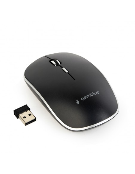 Gembird MUSW-4BS-01 ratÃ³n Ambidextro RF inalÃ¡mbrico Ãâ€œptico 1600 DPI