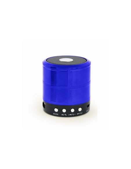 Gembird SPK-BT-08-B altavoz portÃ¡til Altavoz monofÃ³nico portÃ¡til Negro, Azul 3 W