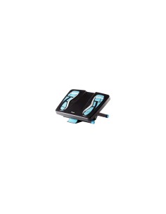 Fellowes 8068001 soporte para el apoyo de pies Azul, CarbÃ³n vegetal, Gris 2