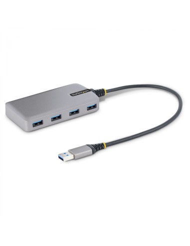 StarTech.com Hub USB de 4 Puertos - USB 3.0 de 5Gbps - Alimentado por el Bus - Concentrador de 4 Puertos USB-A con AlimentaciÃ³n