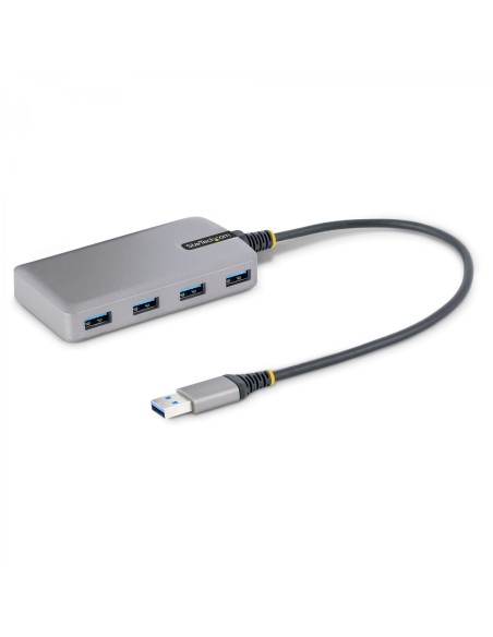 StarTech.com Hub USB de 4 Puertos - USB 3.0 de 5Gbps - Alimentado por el Bus - Concentrador de 4 Puertos USB-A con AlimentaciÃ³n
