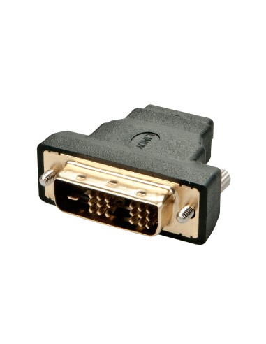 Lindy 41228 cambiador de gÃ©nero para cable HDMI-A FM DVI-D M Negro