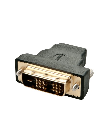 Lindy 41228 cambiador de gÃ©nero para cable HDMI-A FM DVI-D M Negro