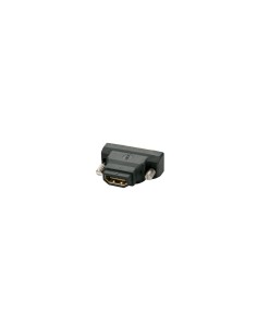 Lindy 41228 cambiador de gÃ©nero para cable HDMI-A FM DVI-D M Negro 2