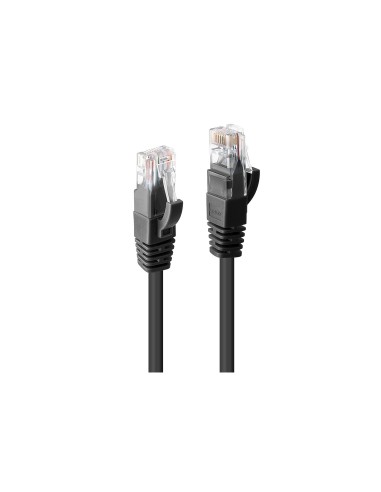 Lindy 48077 cable de red Negro 1 m Cat6 U/UTP (UTP)