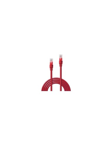 Lindy 48031 cable de red Rojo 0,5 m Cat6 U/UTP (UTP)