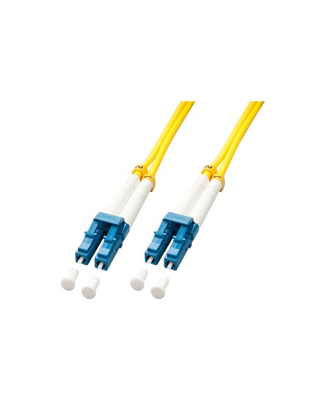 Lindy 47452 cable de fibra optica 3 m LC OS2 Amarillo