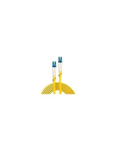 Lindy 47450 cable de fibra optica 1 m LC OS2 Amarillo