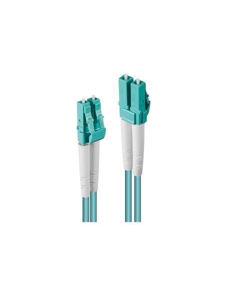 Lindy 46370 cable de fibra optica 1 m LC OM3 Turquesa