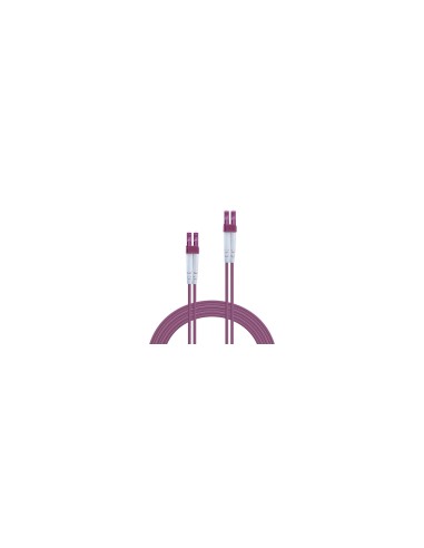 Lindy 46340 cable de fibra optica 1 m LC OM4 Violeta