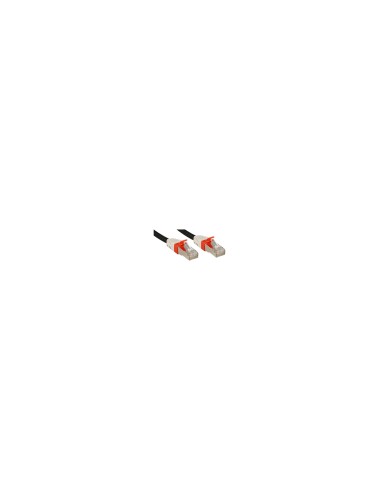 Lindy Cat.6 (A) SSTP / S/FTP PIMF Premium 0.5m cable de red Negro 0,5 m