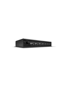 Lindy 42794 hub de interfaz USB 2.0 Type-B 480 Mbit/s Negro