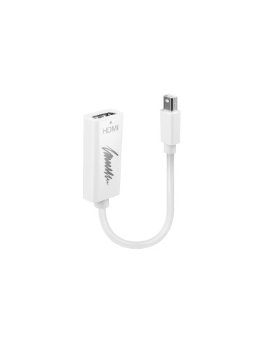 Lindy 41719 adaptador de cable de vÃÂ­deo Mini DisplayPort HDMI Blanco