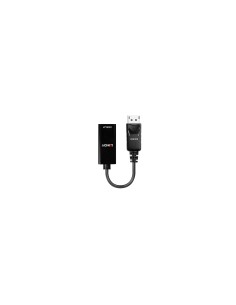 Lindy 41718 adaptador de cable de vÃÂ­deo 0,15 m DisplayPort HDMI Negro 2