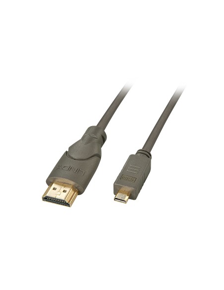 Lindy 41353 cable HDMI 2 m HDMI tipo A (EstÃ¡ndar) HDMI tipo D (Micro) Negro, Oro