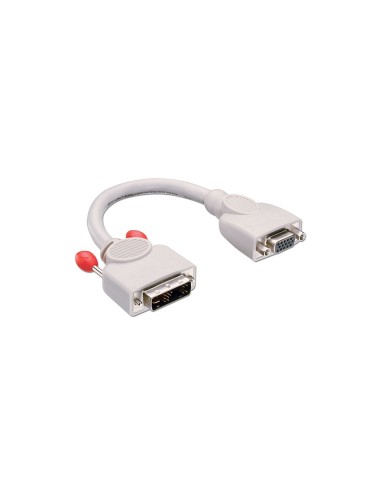 Lindy 41222 adaptador de cable de vÃÂ­deo 0,2 m DVI-A VGA (D-Sub) Gris