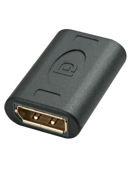 Lindy 41020 cambiador de gÃ©nero para cable DisplayPort Negro