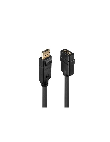 Lindy 41005 adaptador de cable de vÃÂ­deo 0,15 m DisplayPort HDMI Negro