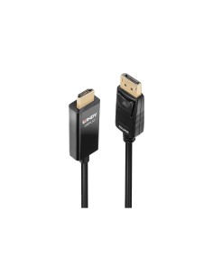 Lindy 40925 adaptador de cable de vÃÂ­deo 1 m DisplayPort HDMI Negro