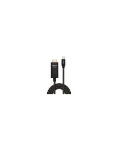 Lindy 40922 adaptador de cable de vÃÂ­deo 2 m Mini DisplayPort HDMI tipo A (EstÃ¡ndar) Negro 2