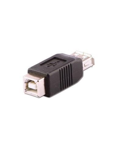 Lindy 71228 cambiador de gÃ©nero para cable USB A USB B Negro