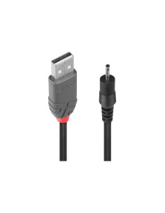 Lindy 70265 cable de transmisiÃ³n Negro 1,5 m USB A EIAJ-01 (2.5 mm, 0.7 mm)