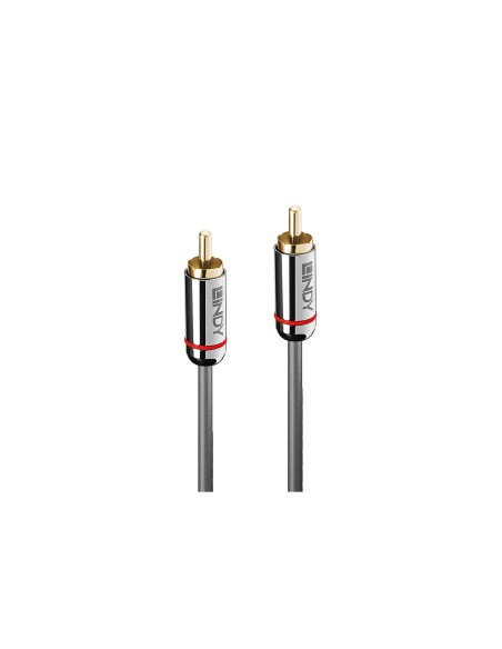 Lindy 35339 cable de audio 1 m RCA Antracita