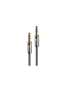 Lindy 35321 cable de audio 1 m 3,5mm Antracita